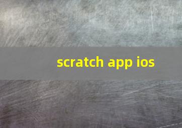 scratch app ios